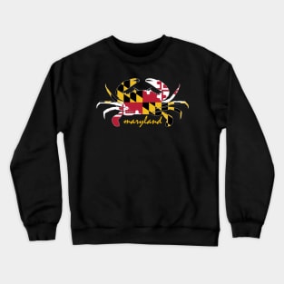 Maryland Crab State Pride Flag Crewneck Sweatshirt